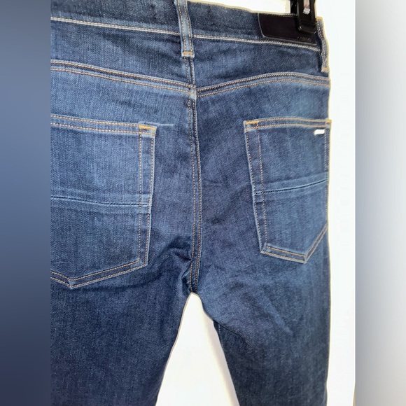 Amiri stack nwot raw denim beautiful 30w 34.5”ins rip rhq - Picture 13 of 15